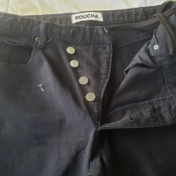Roucha Crossover Waist Jeans - Picture 3 of 7